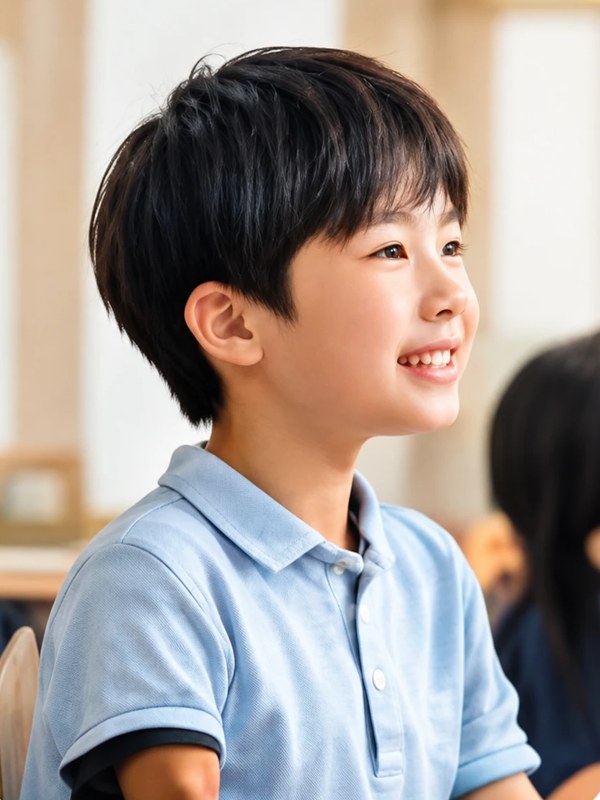 笑顔の男の子